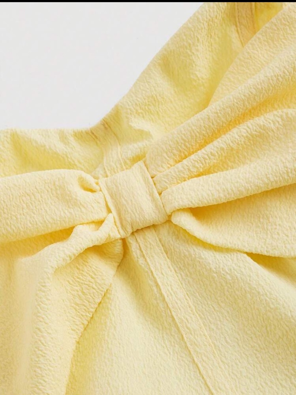 Strapless Yellow Sweetheart Fit & Flare Dress - Picture 4 of 4